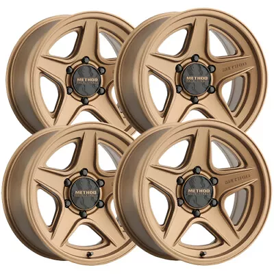 (Set Of 4) Method MR319 18x9 6x135 +18mm Bronze Wheels Rims 18  Inch • $1276