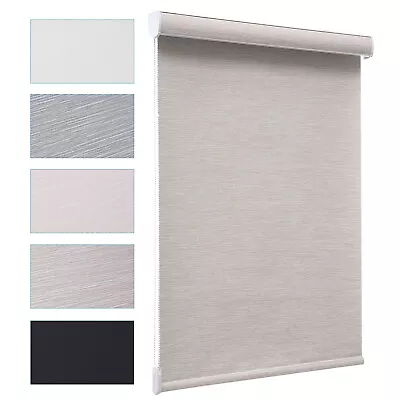 Changshade Custom Made100% Blackout Waterproof Fabric Window Roller Shades Blind • $62.99