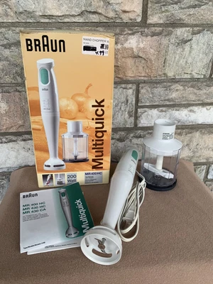 £26.69 • Buy Braun Multiquick Electric Handblender &Chopper  200 Watt MR400HC