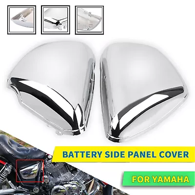 Chrome ABS Side Battery Cover For Yamaha Virago 1100 XV1100 86-Up Left & Right • $24.68