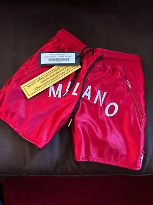 Milano Di Rouge Red Tyson Toddler Shorts • $50