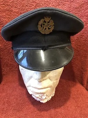 RAF Officers And Other Ranks Peak Cap - Crusher Cap  Approx Size 56 - No Res • £10