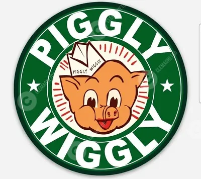Piggly Wiggly STICKER - Vintage Grocery Store Nostalgia Nostalgic Past • $5.49