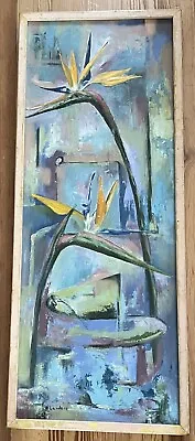 Listed Prize Winning Texas Mid-Century Modernist Painting • $220