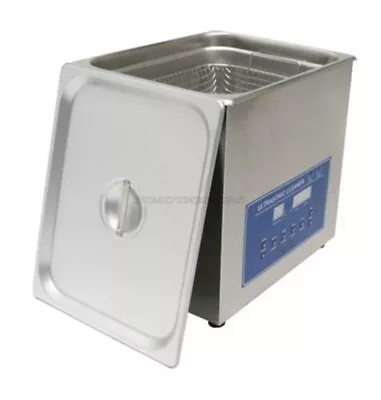 Dual Double Digital Ultrasonic Cleaner Frequency 28/40KHZ New 10L Cleaning Bl • $765