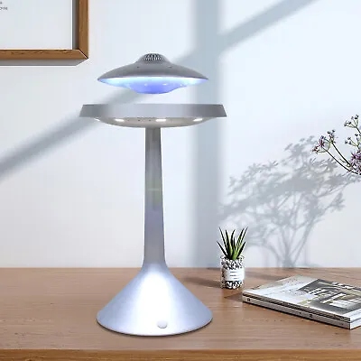 UFO Magnetic Levitating 3D Floating Bluetooth Speaker LED Wired Table Lamp • $94.05