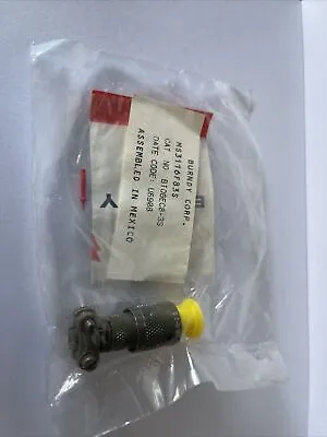 Military Connector NOS MILSPEC MS3116F-8-3S With GOLD Pins • $15