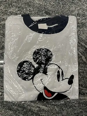 1980’s Disney Vintage Mickey Mouse Ringer Tee Tropix Togs Shirt New In Bag Large • $190