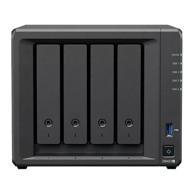 Synology DiskStation 4-Bay Desktop NAS Server - Black (DS423+) • £524.99