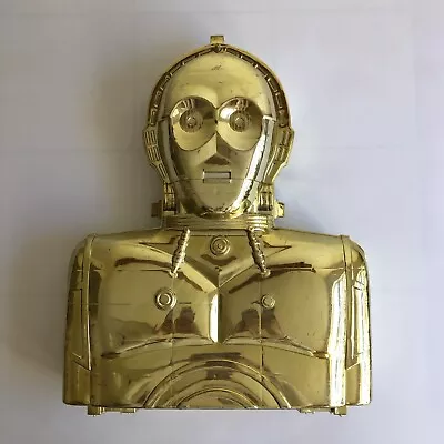 1983 Vintage Star Wars C-3PO Gold Action Figure Storage Case ROTJ Kenner • $65