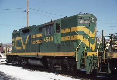 CV 4549 CENTRAL VERMONT Railroad Train Locomotive PALMER MA Original Photo Slide • $4.99