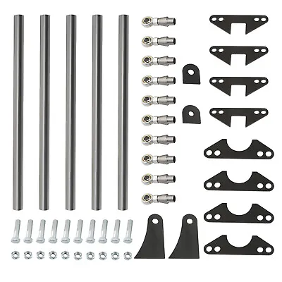 Rear Weld-On Parallel 4 Link Suspension Kit 24  Bars Hot Rod Rat Truck Classic • $179.94