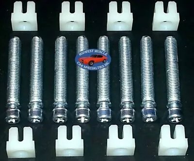 61-72 Ford Headlight Head Light Lamp Adjuster Adjusting Screw Bolt & Nut 8pcs N • $19.54