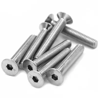 £0.99 • Buy SMALL M2.5 M3 M4 COUNTERSUNK BOLTS High Tensile Flush Allen Hex Socket Screws
