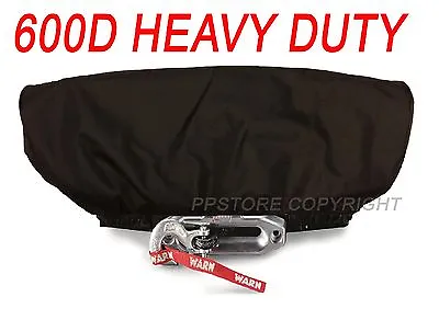 $15.61 • Buy Waterproof Soft Winch Cover - Fits 12,000 Lb Wireless Winch + Other Winches BLK