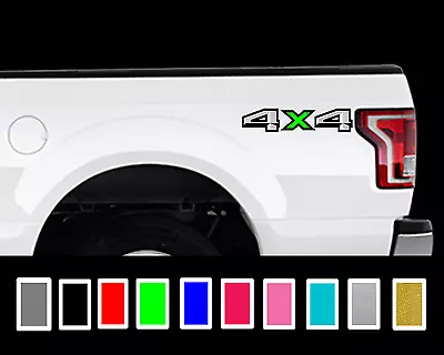 4x4 Decal Set Fits: 2015-2017 Ford F150 Truck Bed Colored X Vinyl Stickers • $15