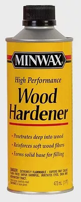 MINWAX WOOD HARDENER High Performance Strengthens Seals Rotting Wood 1 Pt 41700 • $24.99