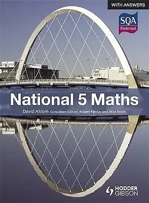 National 5 Maths With Answers By David Alcorn (Paperback 2013) • £2.50