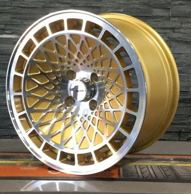 $799 • Buy Avid Racing Av17 15  Gold Alloy Wheels Jdm Style E30 Bmw Gemini