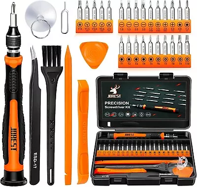 JOREST 33Pcs Precision Screwdriver Set Tool Kit With Security Torx T5 T6 T8 T9 • £9.79