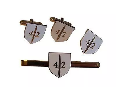 £8 • Buy 42 Commando Royal Marines Cufflinks, Tie Clip, Lapel Badge, Set Or Individual