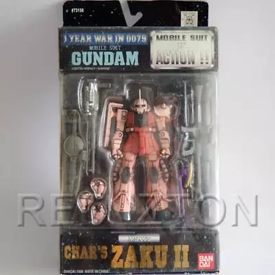 Bandai Gundam Mobile Suit In Action MSIA MS-06S Char's Zaku II ( 1st Ver. ) • $32.99