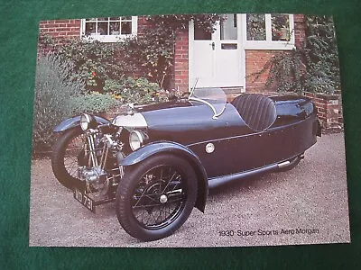 Supersports Aero Morgan 1930 Three-wheeler 1975 Advert A4 Size File 18 • $2.51