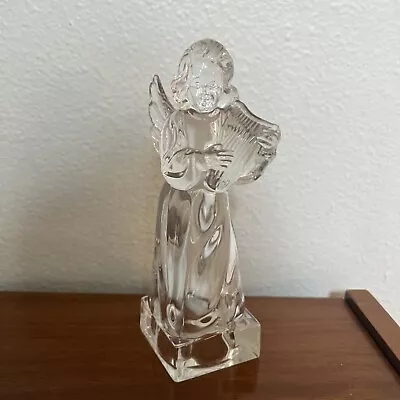 Mikasa Angel Figurine Full Lead Crystal Herald Collection Angelic Harp  • $10