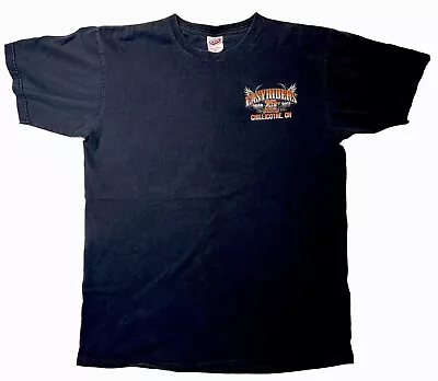 $13.96 • Buy Motorcycle Easy Riders 25th Anniversary Chillicothe, Ohio Black Tee Shirt Sz L