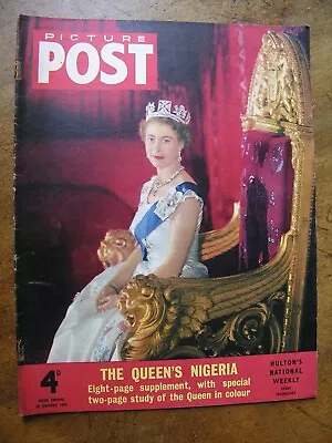 1956 PICTURE POST January 28 Jayne Mansfield Minou Drouet Ladapo Ademola Nigeria • £12