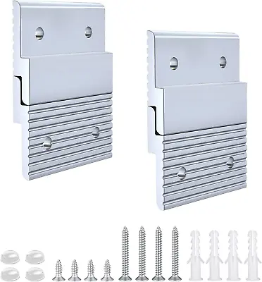 $10.88 • Buy 2'' French Cleat Picture Hanger Heavy Duty Aluminum Z Clips With Screws NEW