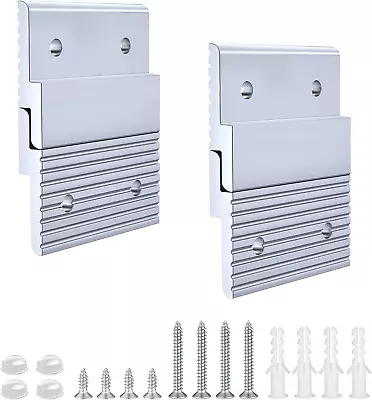 $10.88 • Buy 2'' French Cleat Picture Hanger Heavy Duty Aluminum Z Clips With Screws NEW