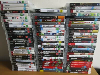 PlayStation 3 Games PS3 Console *CHOOSE YOUR GAME* PS3 Assorted CD GAME PS3 VCG • $8