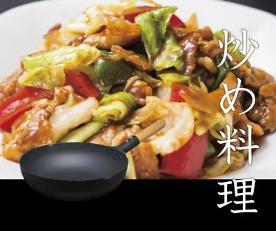 Takumi Japan Iron Magma Plate Stir Frying Pan IH Available Deep Stir Pan • $68.76