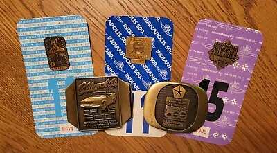 Indy 500 1993 Bronze Badge With PRESS Back-up Card Chevrolet Camaro Pace Car • $49