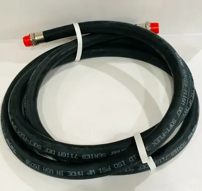 3/4” In. X 12’ Ft. DEF Discharge / Transfer Hose With Stainless Steel BSPP Ends • $64.95