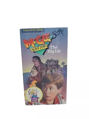 New SEALED McGee And Me - V. 1 The Big Lie (VHS 1990) With 4 Bonus POGS • $13