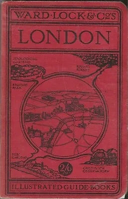 WARD LOCK RED GUIDE - LONDON & ITS ENVIRONS - 1935/36 - Maps Illustrations • £19.99