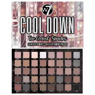 W7 Cool Down The Coolest Shades Pressed Pigment Eyeshadow Palette • £11.99