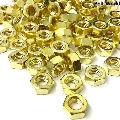 £2.60 • Buy Solid Brass Full Nuts , Half, Dome Nuts, Flat Form A & B Washers, Cup Washers