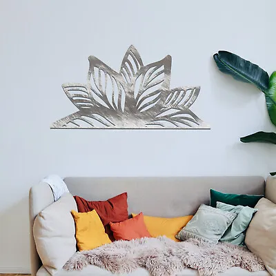 Metal Lotus Mandala Flower Wall Art - Serene Decor For Meditation Gift Idea • £174.95