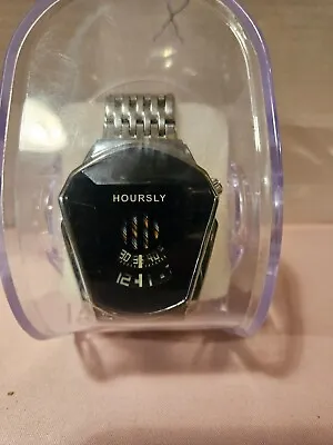 Luxury HOURSLY Brand Trend Cool Men's Wrist Watch Stainless Steel Waterproof • $22.99