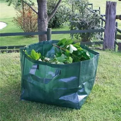 £3.79 • Buy 82L Heavy Duty Garden Waste Bags Bin Refuse Storage Sacks Weeds Carry Handles