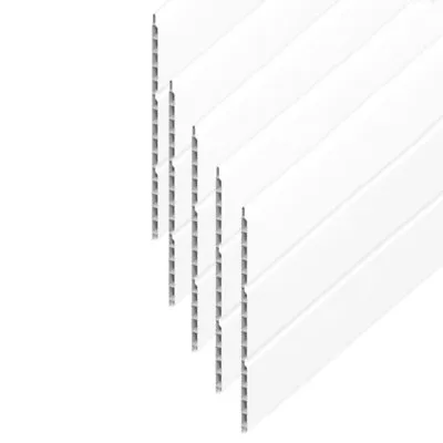 Hollow Cladding Soffit Board White UPVC Plastic Ceiling Cladding - 300mm X 5m • £23.95