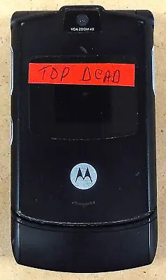 Motorola RAZR V3 - Black And Silver ( GSM ) Cellular Flip Phone • $5.09