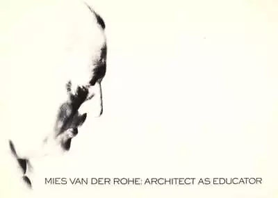 Mies Van Der Rohe : Architect As Educator Paperback • $19.25