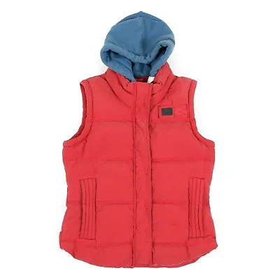 SUPERDRY Down Fill Bodywamer Jacket Puffer Hooded Sleeveless Vest Gilet • $33.68