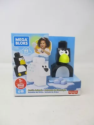 Mega Bloks First Builders Arctic Animals 6-Piece Block Set • $15.99
