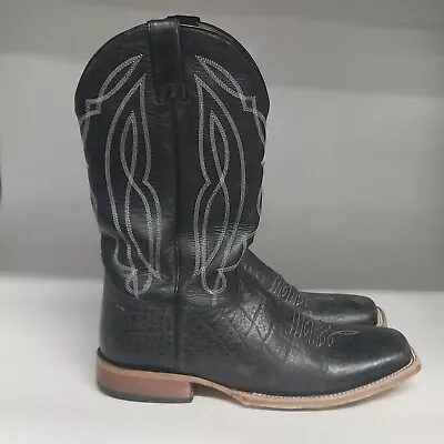 Tony Lama Sealy Western Boot Black Mens Size 12M (READ DESCRIP) • $47.99