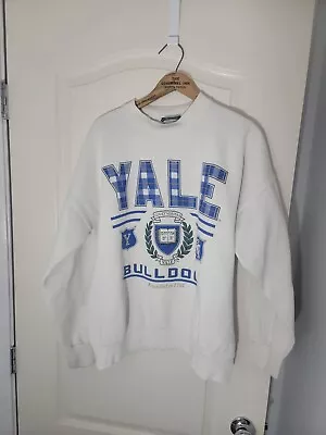 Vintage Yale University Pullover Sweatshirt Adult Size XL Made In USA • $60